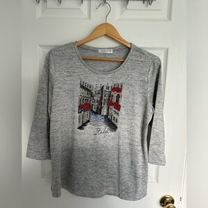 Retrelogy 3/4 sleeve top size XL